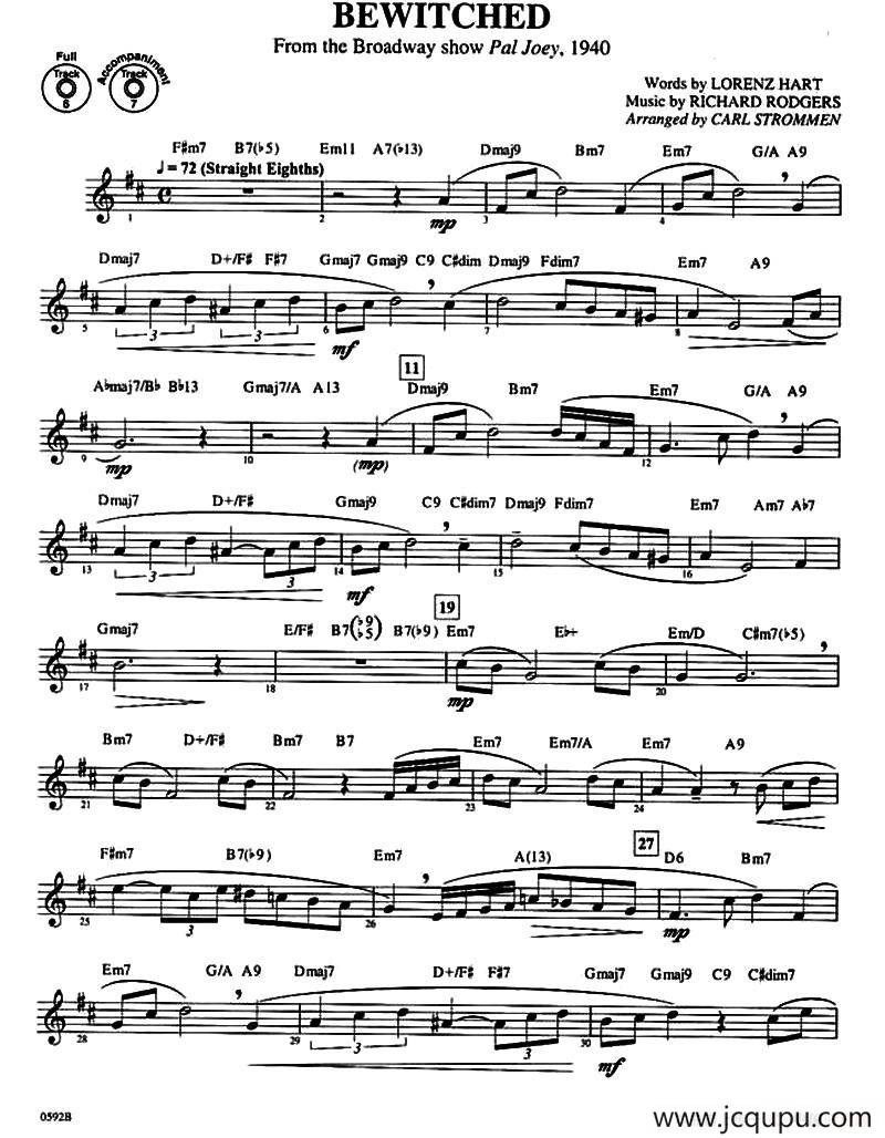 BEWITCHED简谱