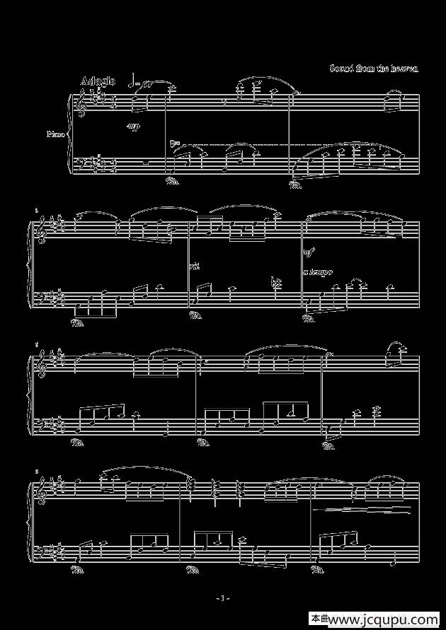 无眠的雨夜简谱