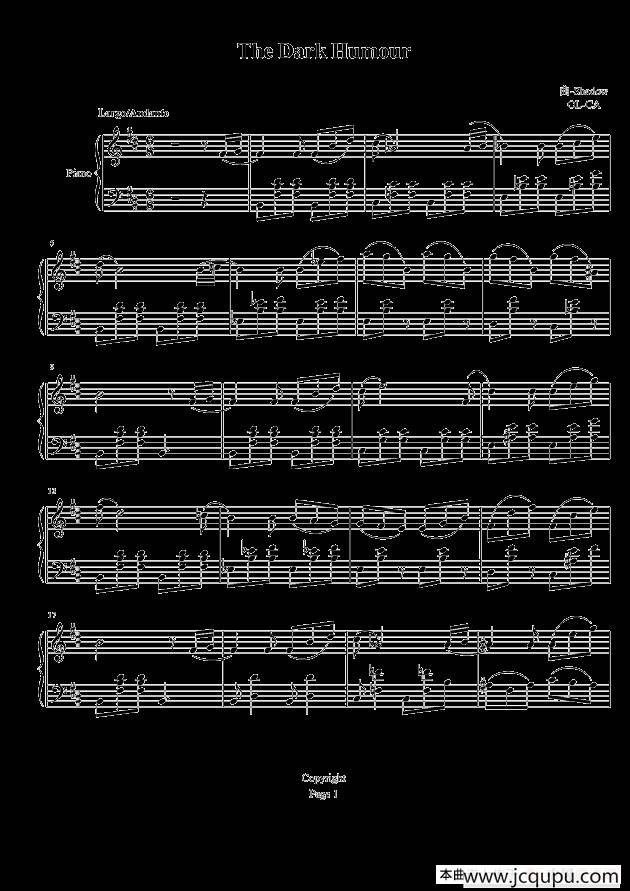The Dark Humour 简谱