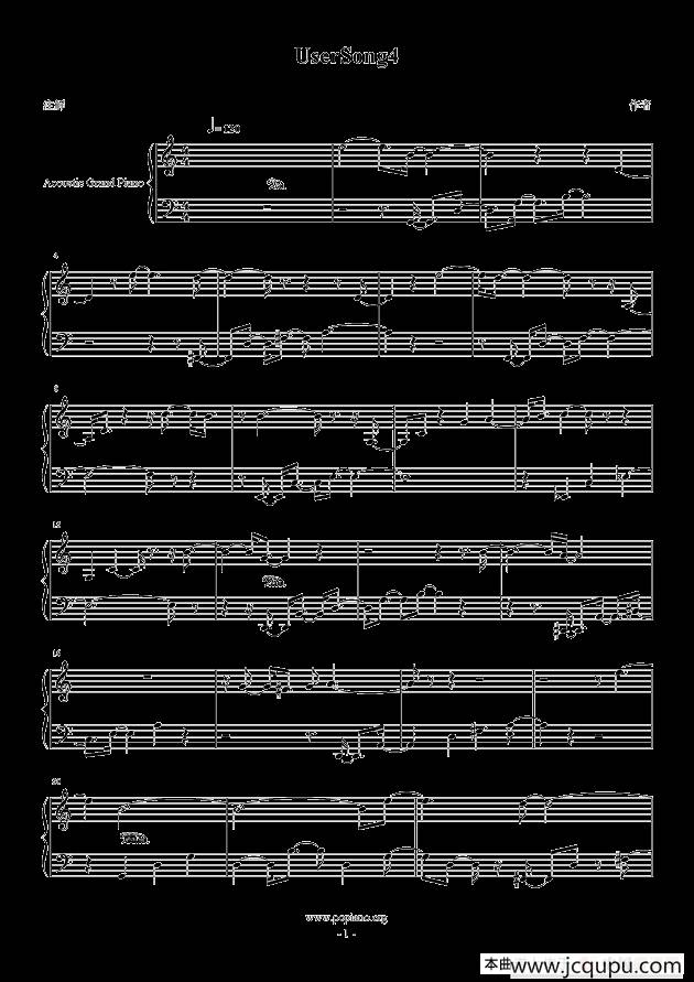 UserSong4简谱
