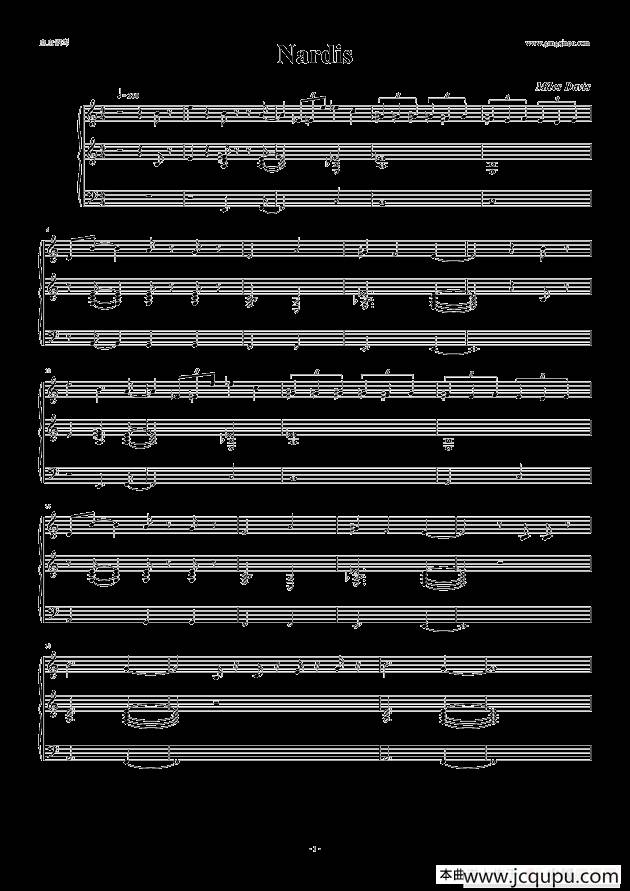 Nardis （爵士）简谱