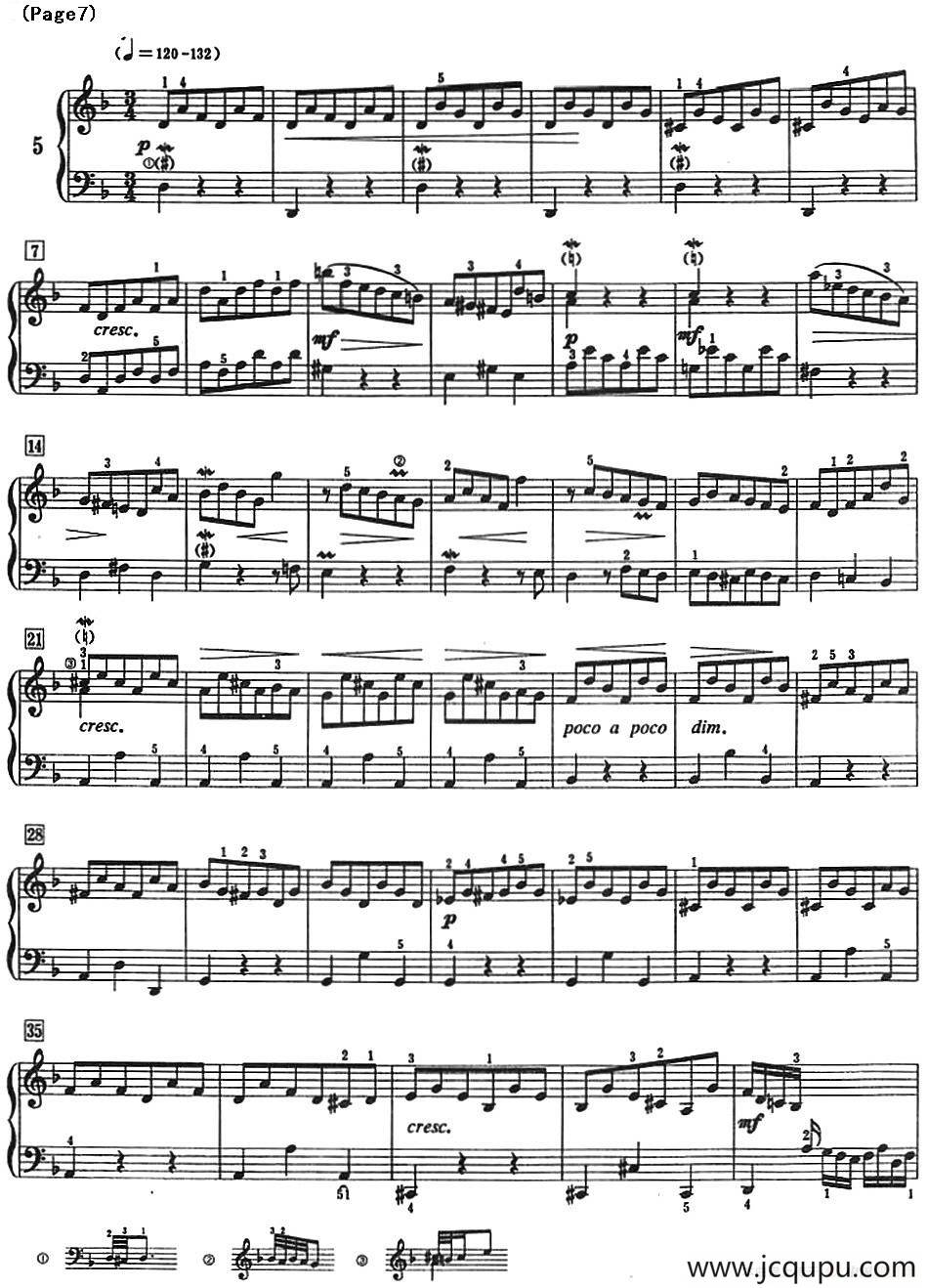 巴赫小前奏曲（NO.5-NO.8）简谱