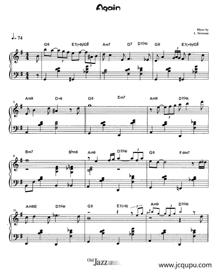Again简谱