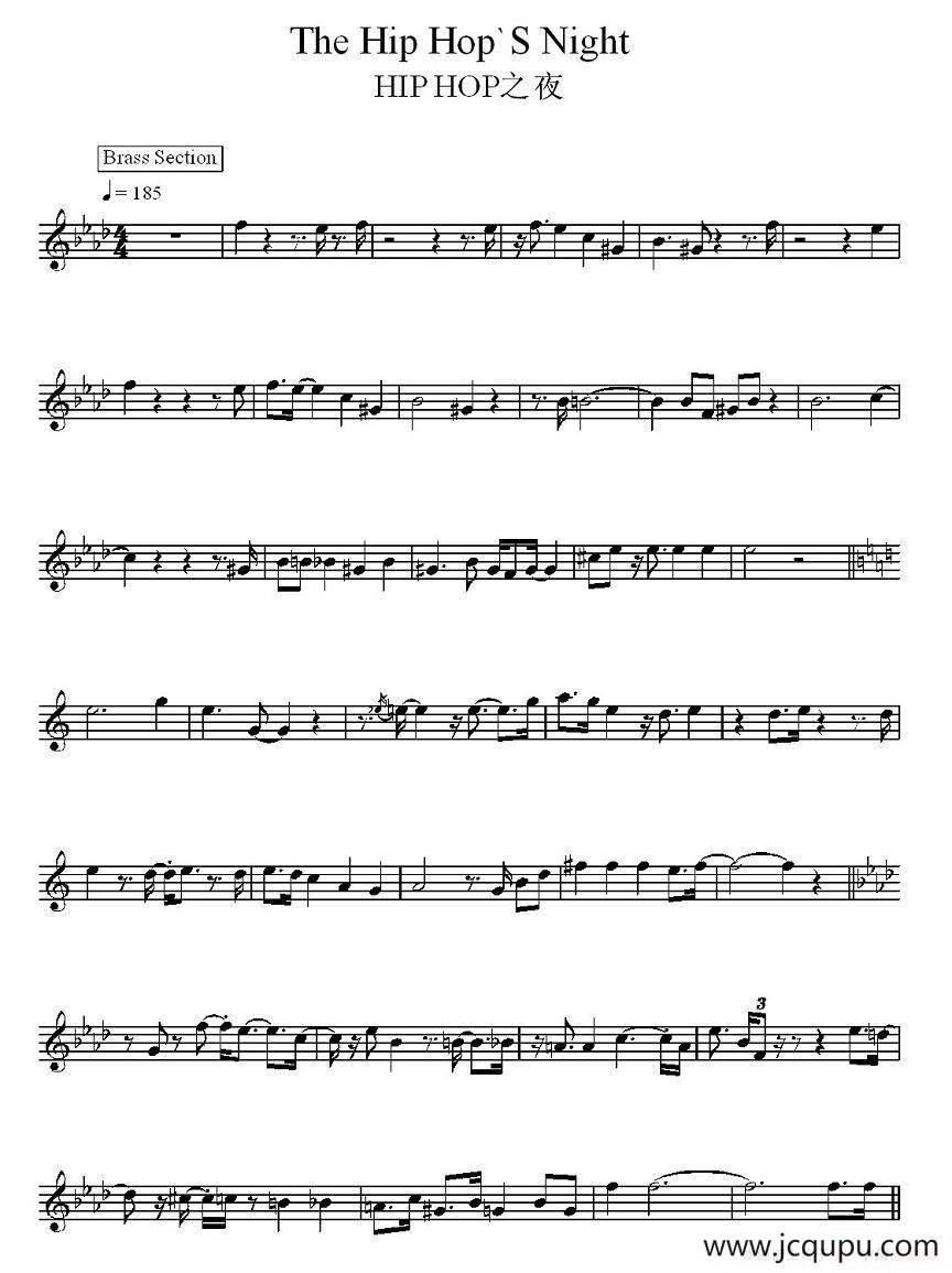 The Hip Hop's Night简谱