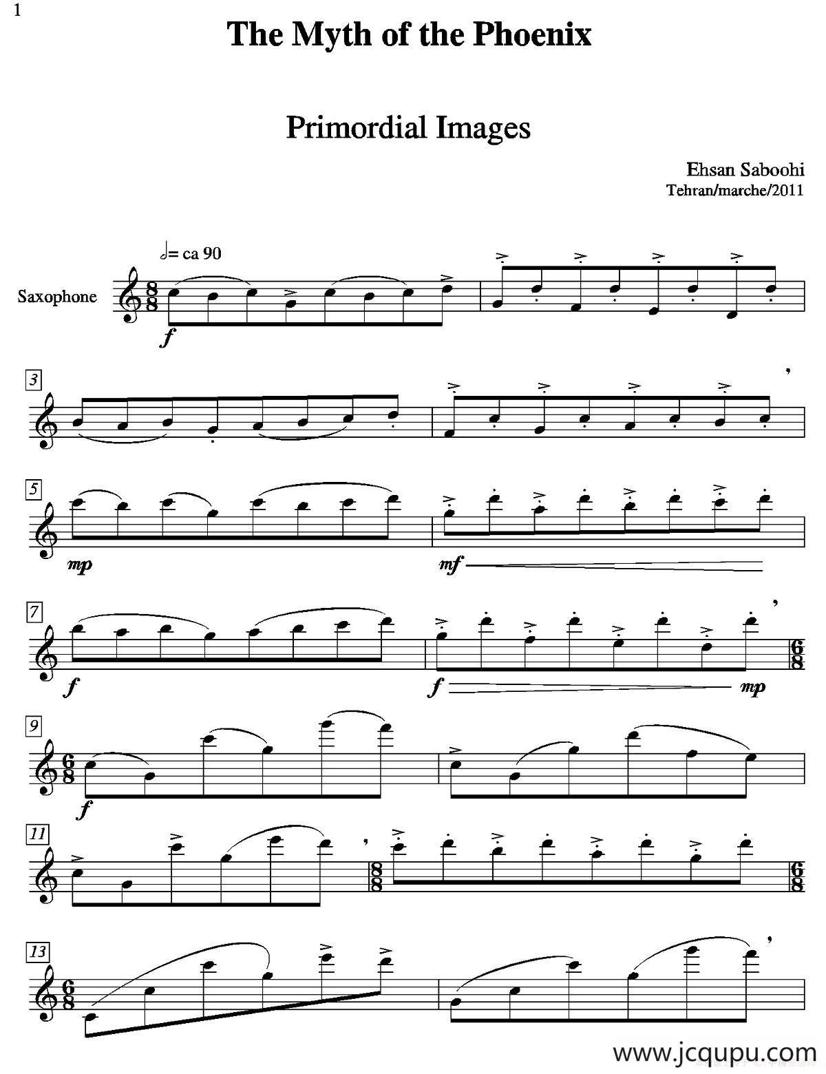 Primordial Images简谱