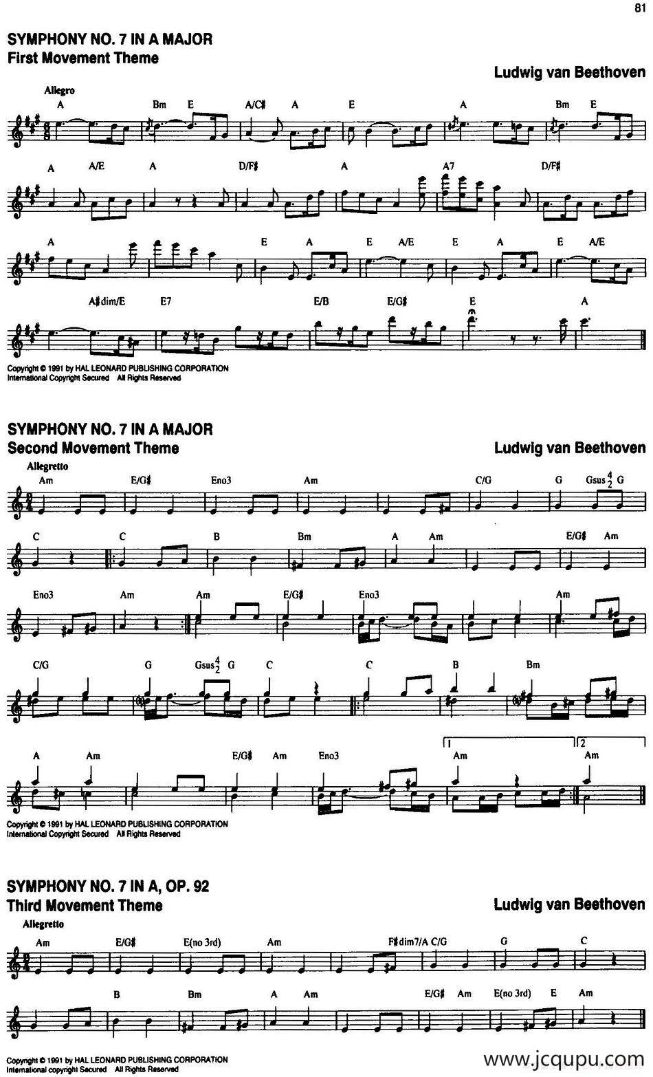 The Real Little Classical Fake Book（P81-100）简谱