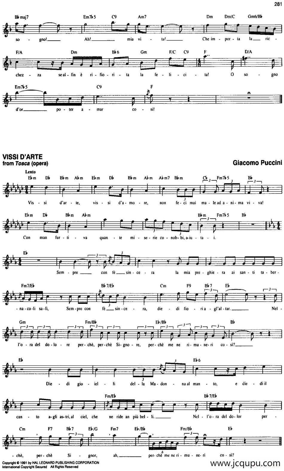 The Real Little Classical Fake Book（P281-300）简谱