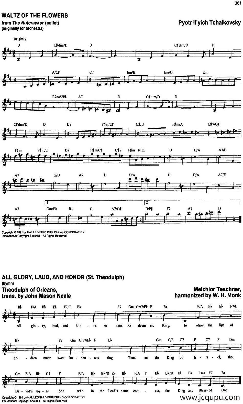 The Real Little Classical Fake Book（P381-400）简谱