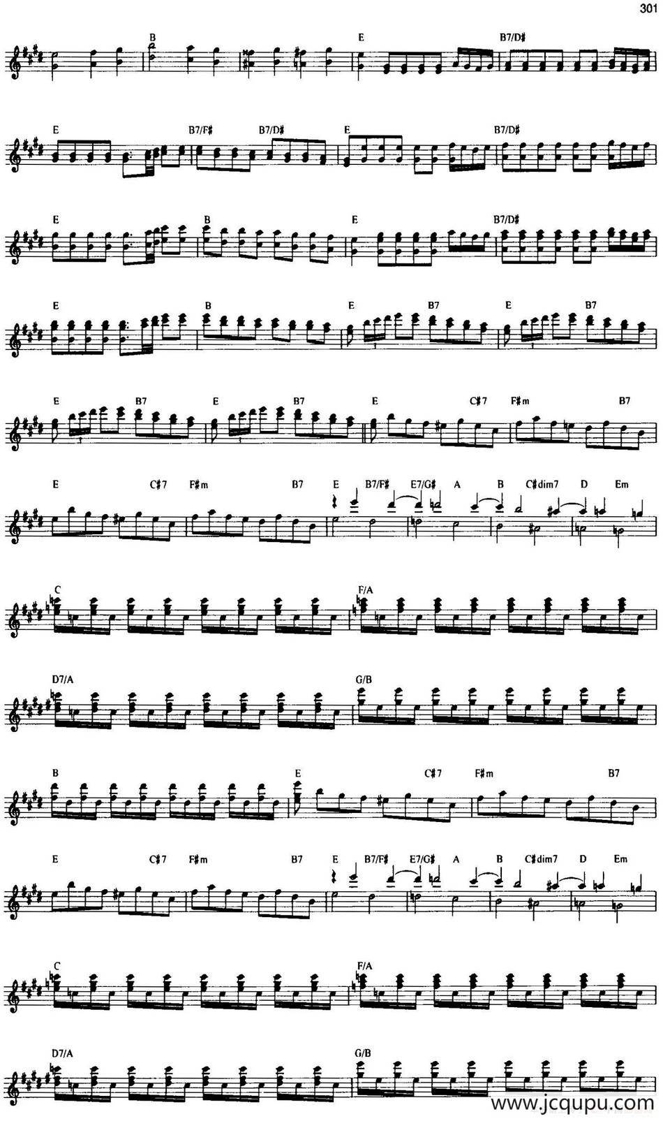 The Real Little Classical Fake Book（P301-320）简谱