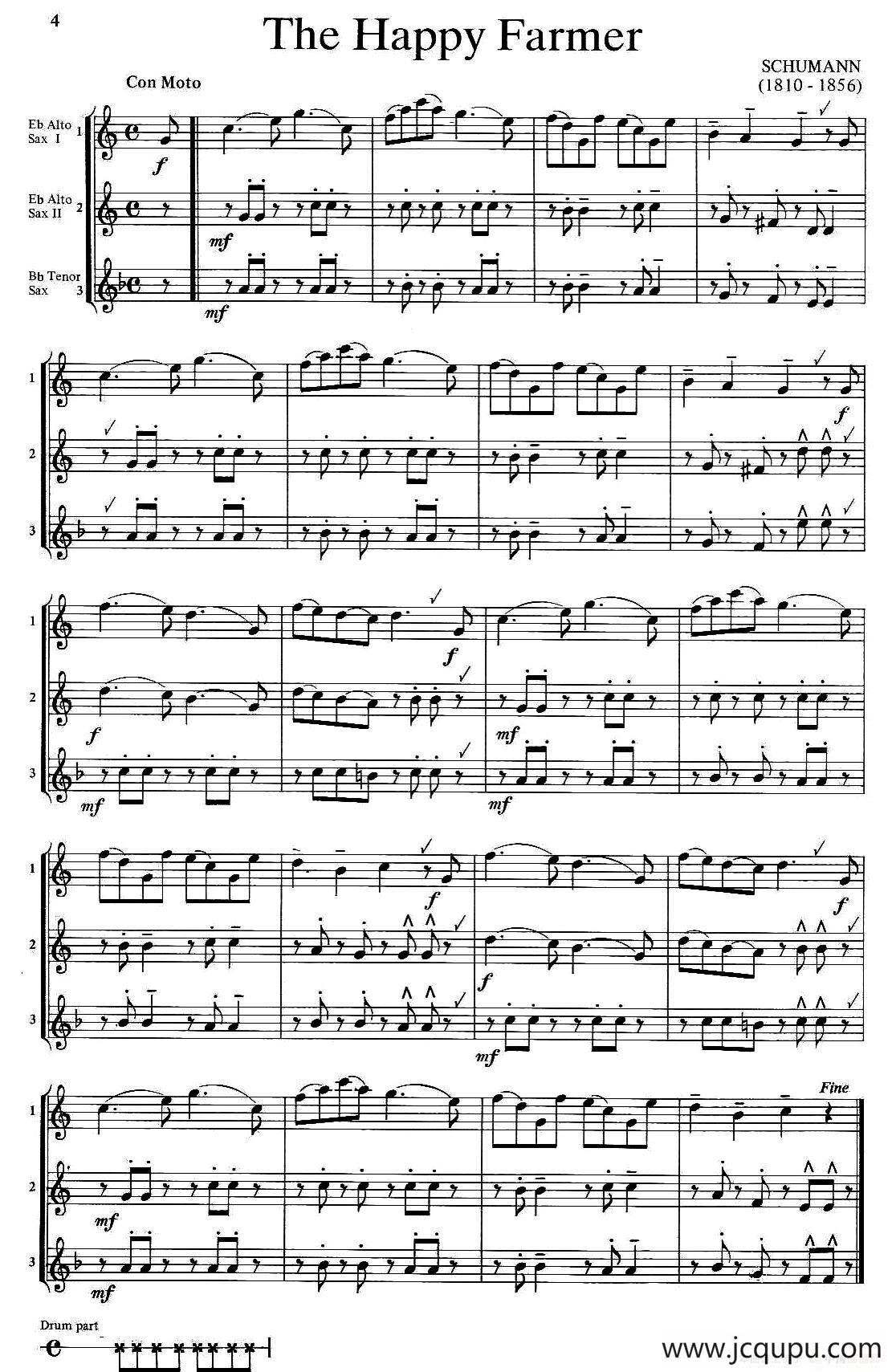 The Happy Farmers（三重奏）简谱