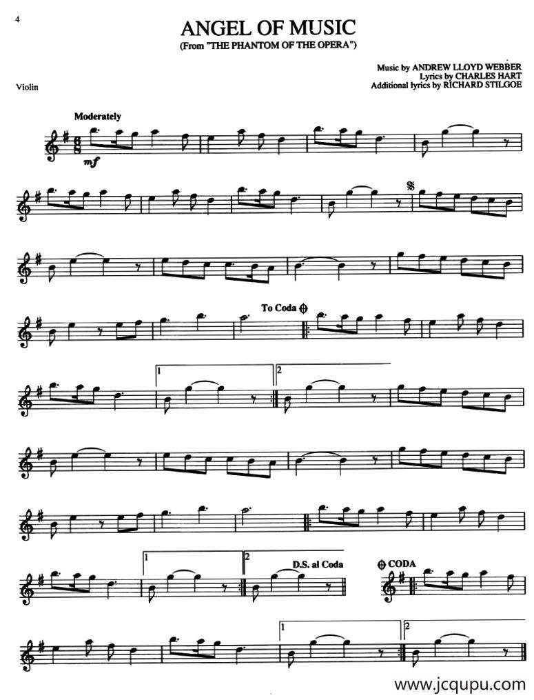 ANGEL OF MUSIC简谱