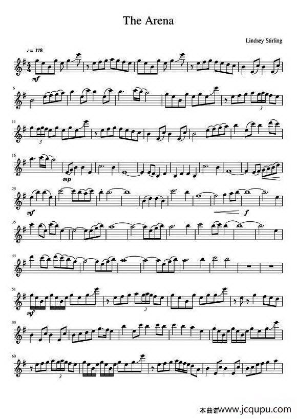The Arena简谱