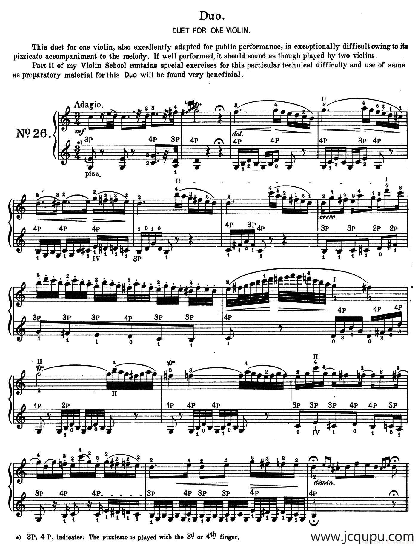 Duo.（二重奏）简谱