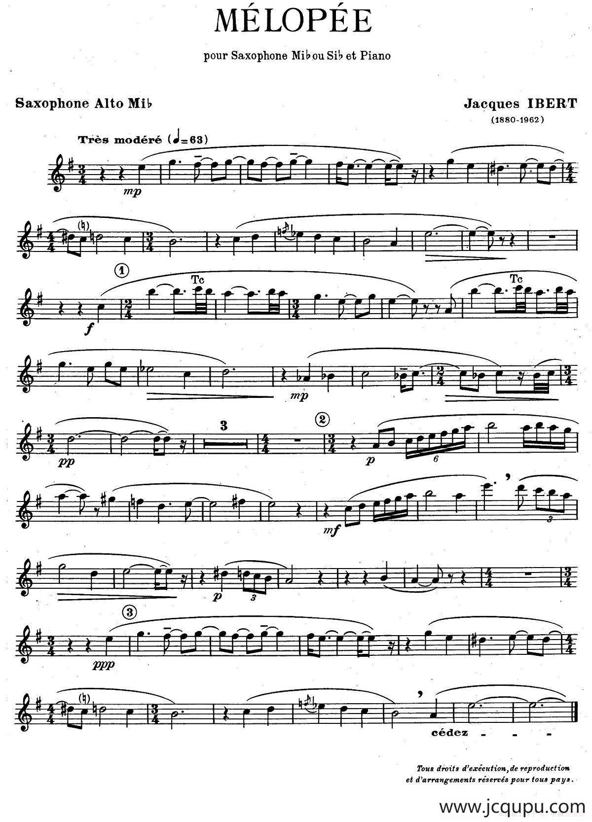 MELOPEE（旋律）简谱