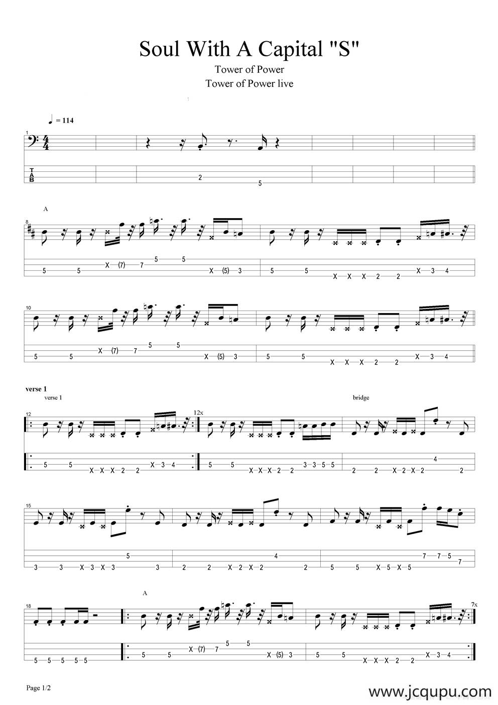 Soul With A Capital“S”简谱