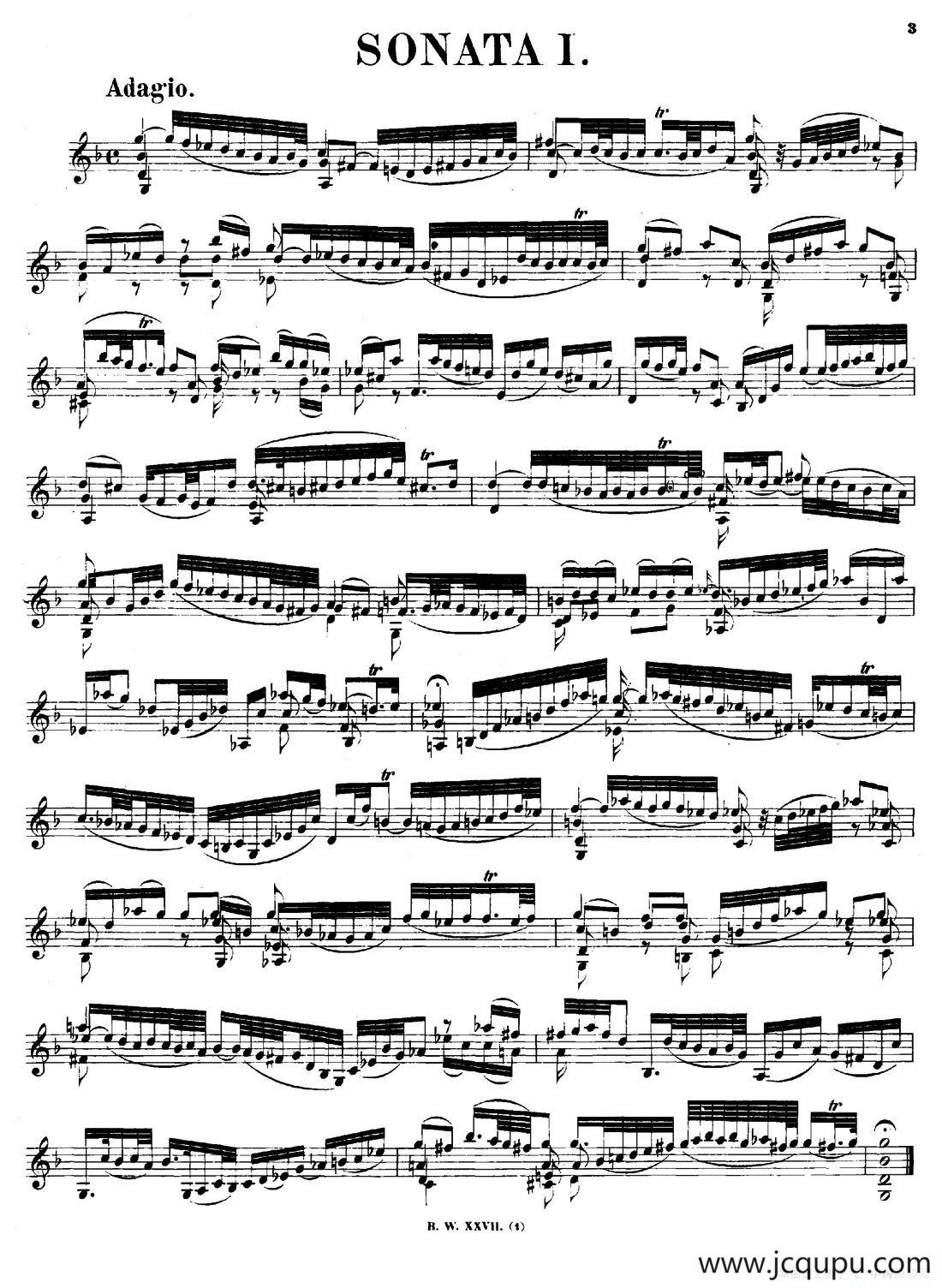 SONATAⅠ（奏鸣曲Ⅰ）简谱