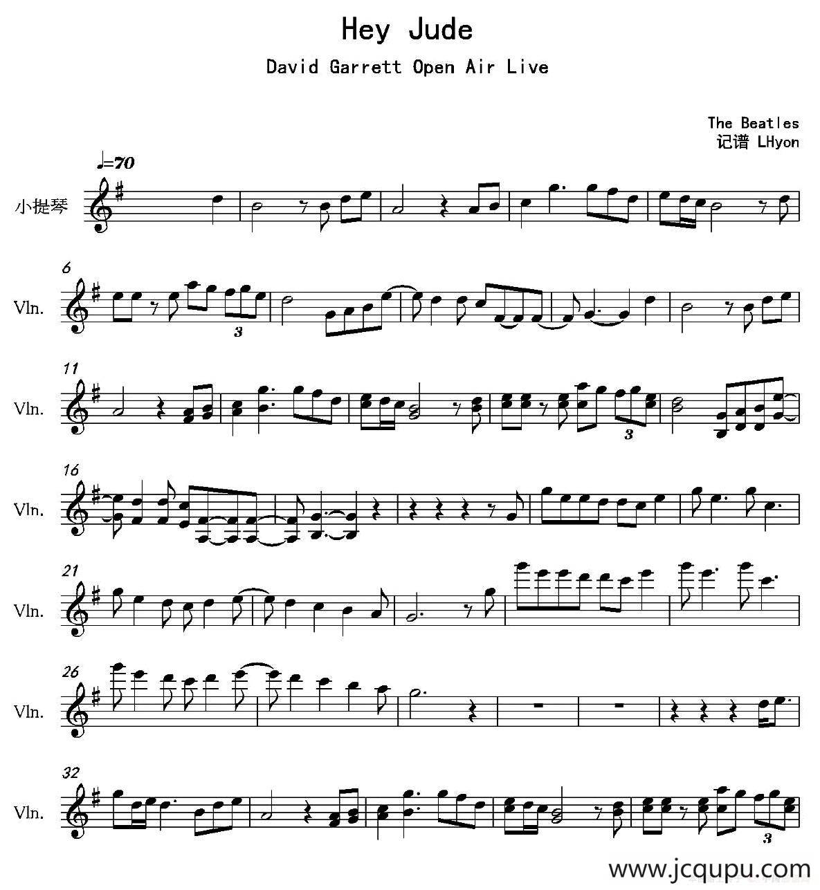 Hey Jude简谱