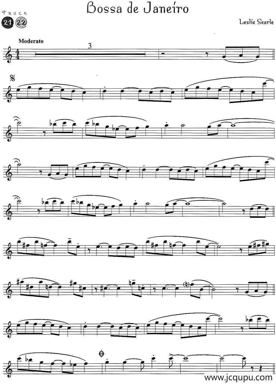 Bossa de Janeiro简谱