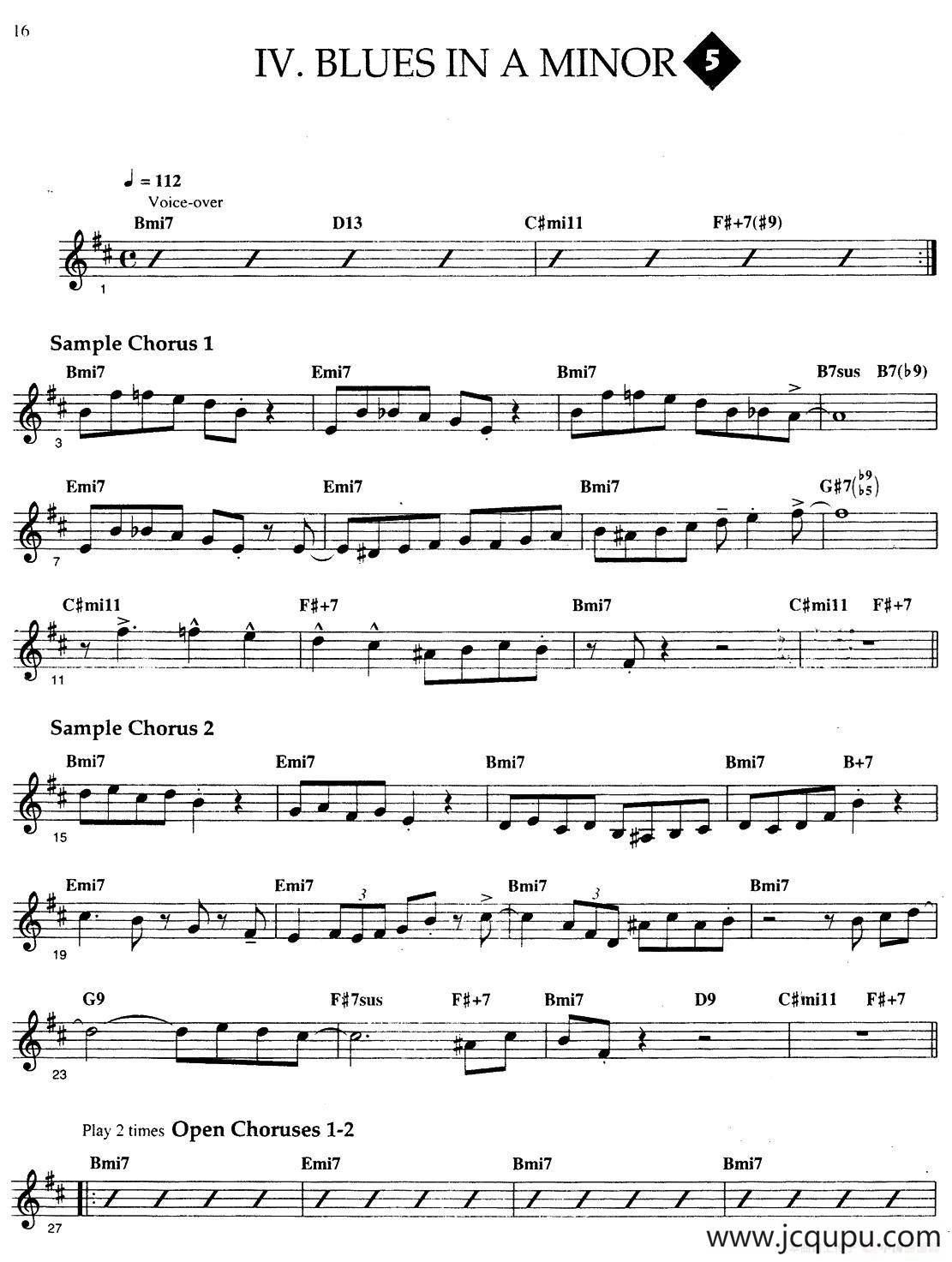 Jazz Patterns For Improvisation Bb - Frank Mantooth（5）简谱