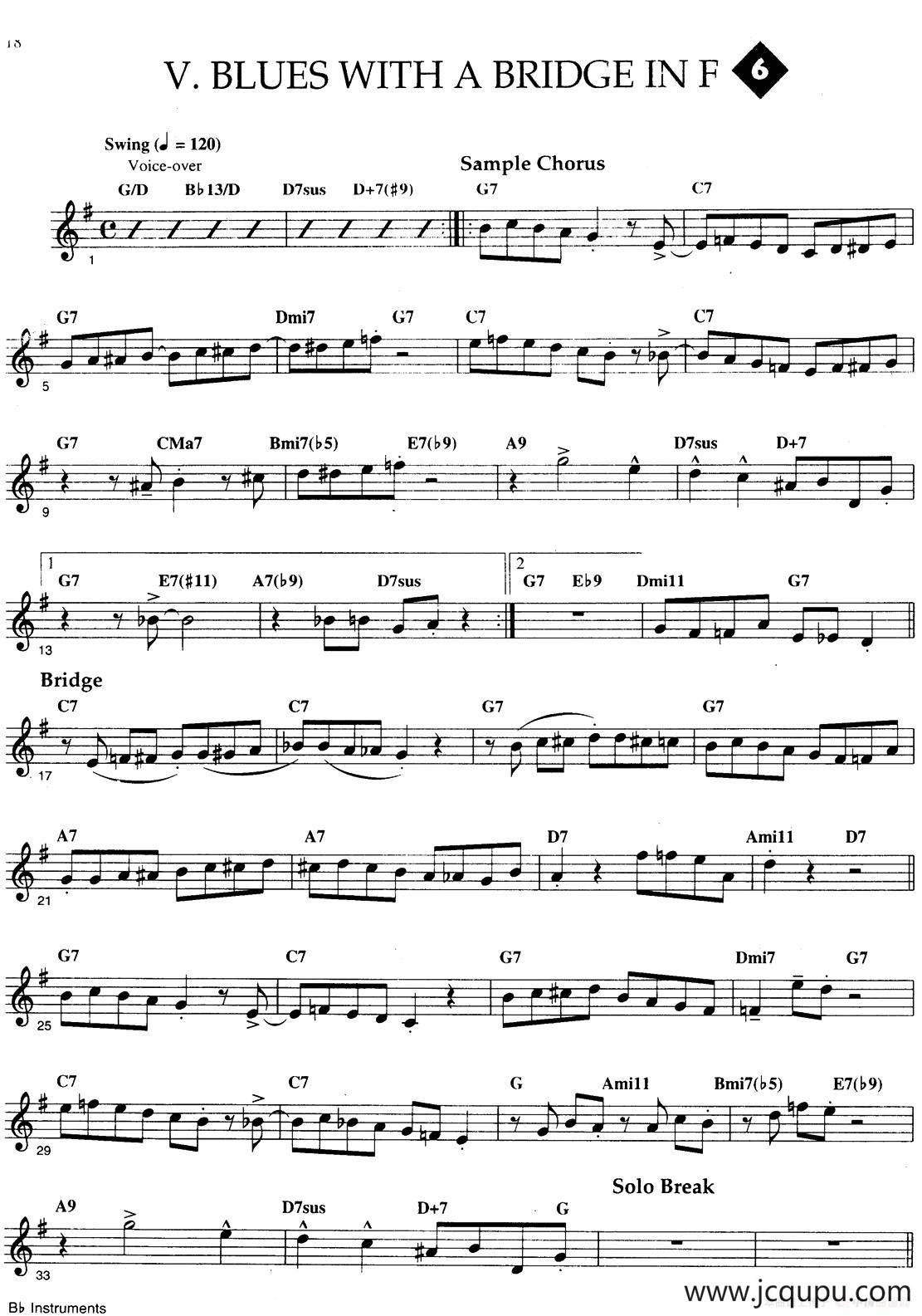 Jazz Patterns For Improvisation Bb - Frank Mantooth（6）简谱