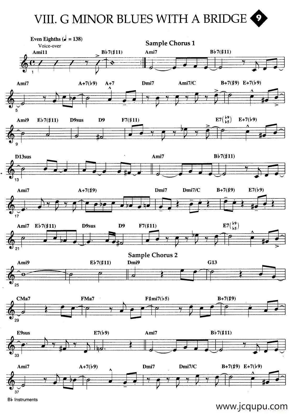 Jazz Patterns For Improvisation Bb - Frank Mantooth（9）简谱