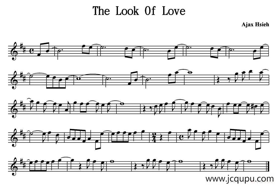 The Look Of Love简谱