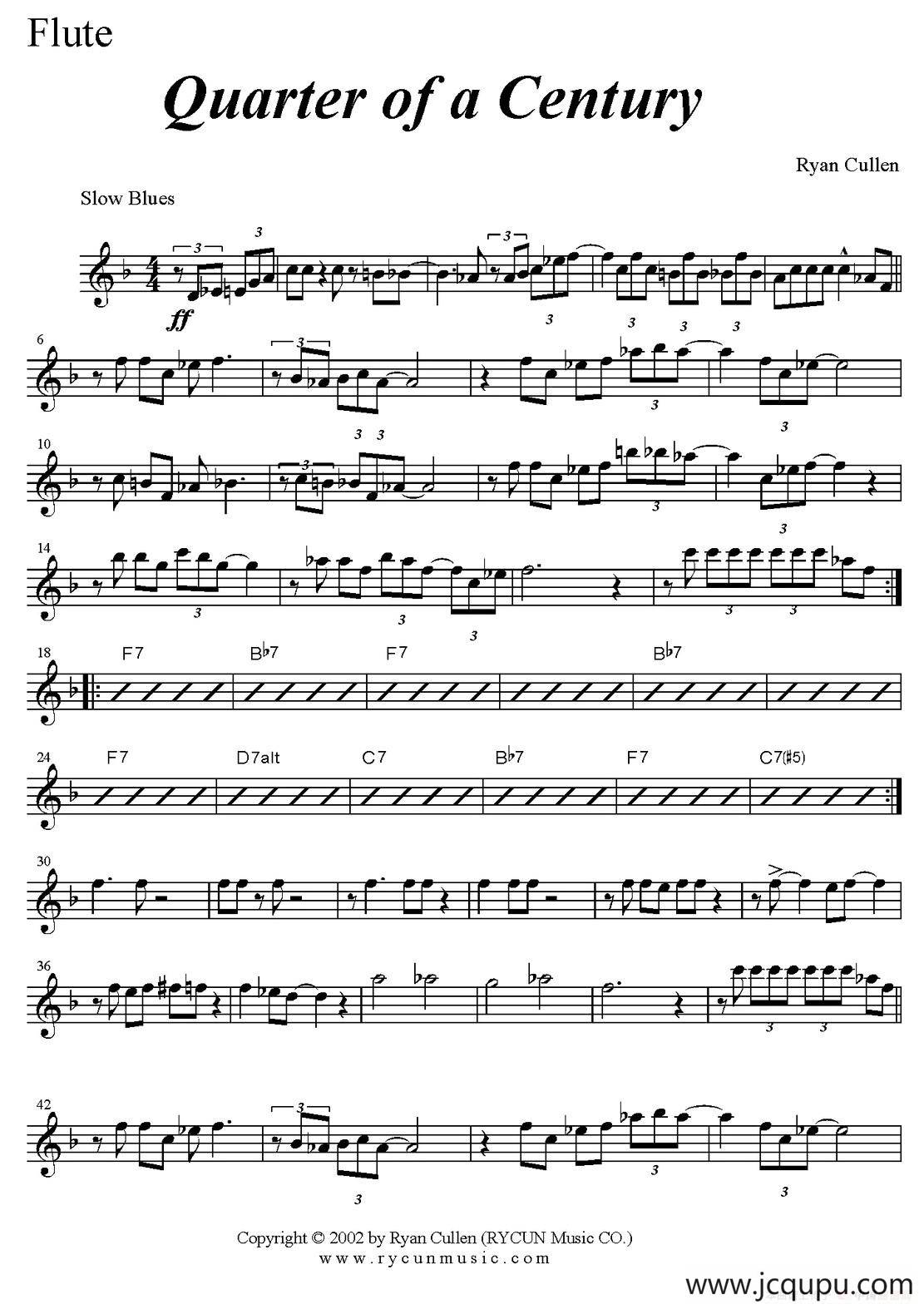 Quarter of a Century简谱