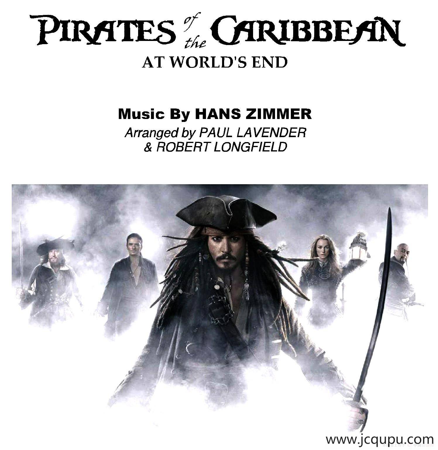 PIRATES OF THE CARIBBEAN: AT WORLD'S END（交响总谱）简谱