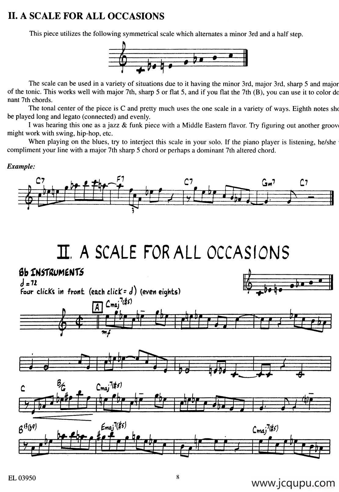 A SCALE FOR ALL OCCASIONS简谱
