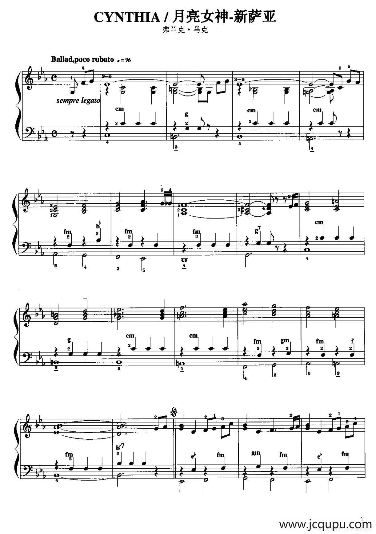 月亮女神—新萨亚简谱