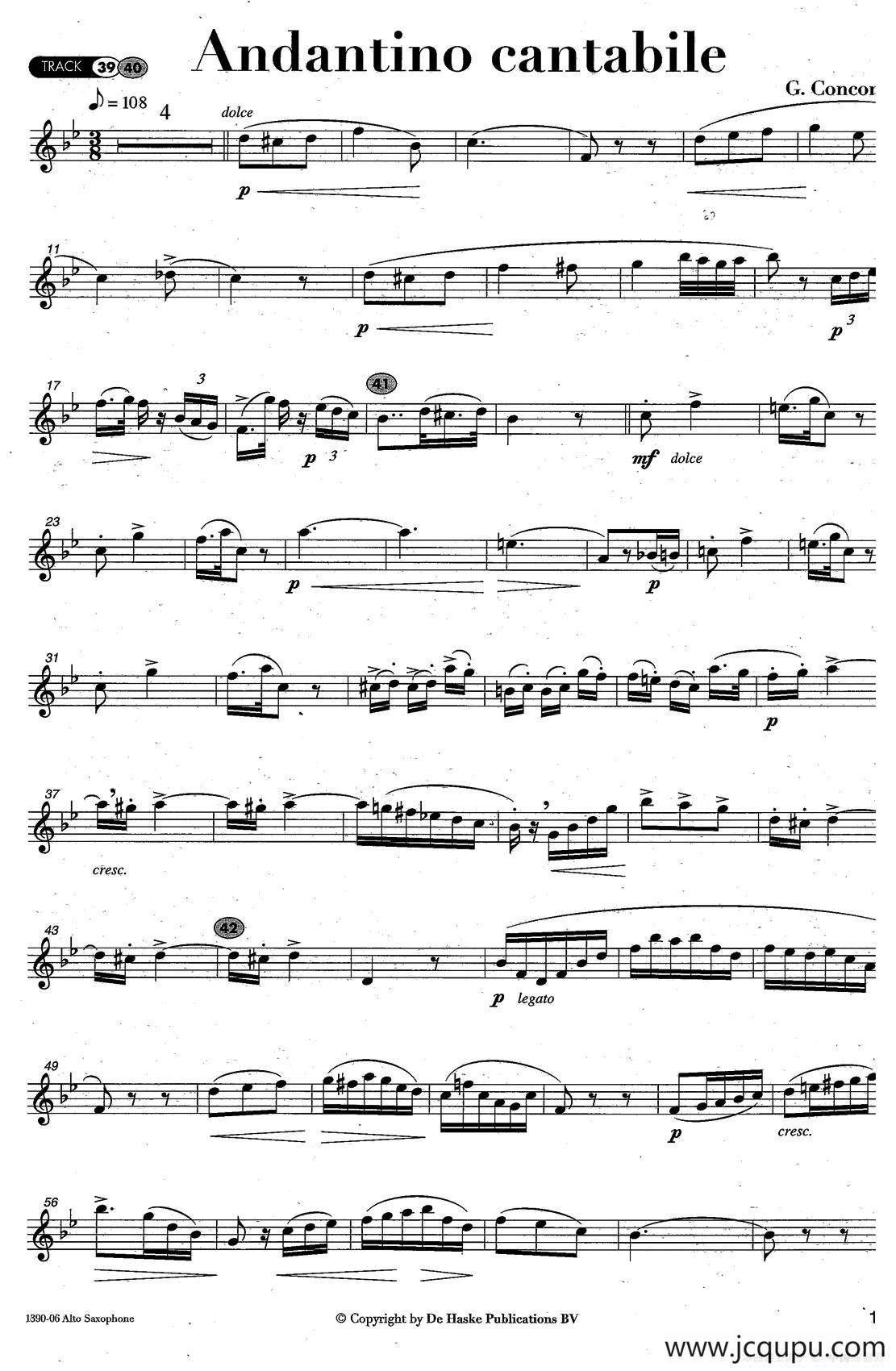 Andantino cantabil简谱