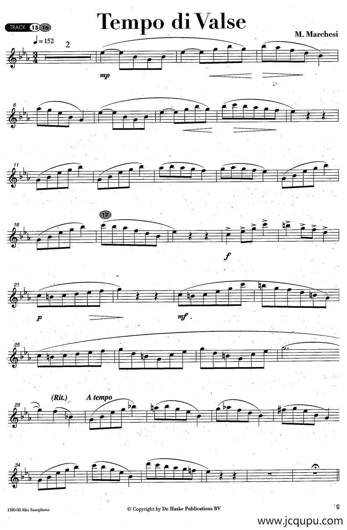 Tempo di Valse简谱