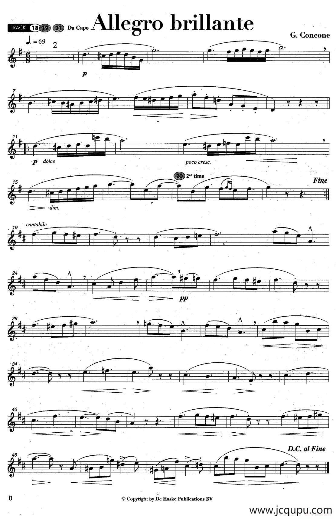 Allegro brillante简谱