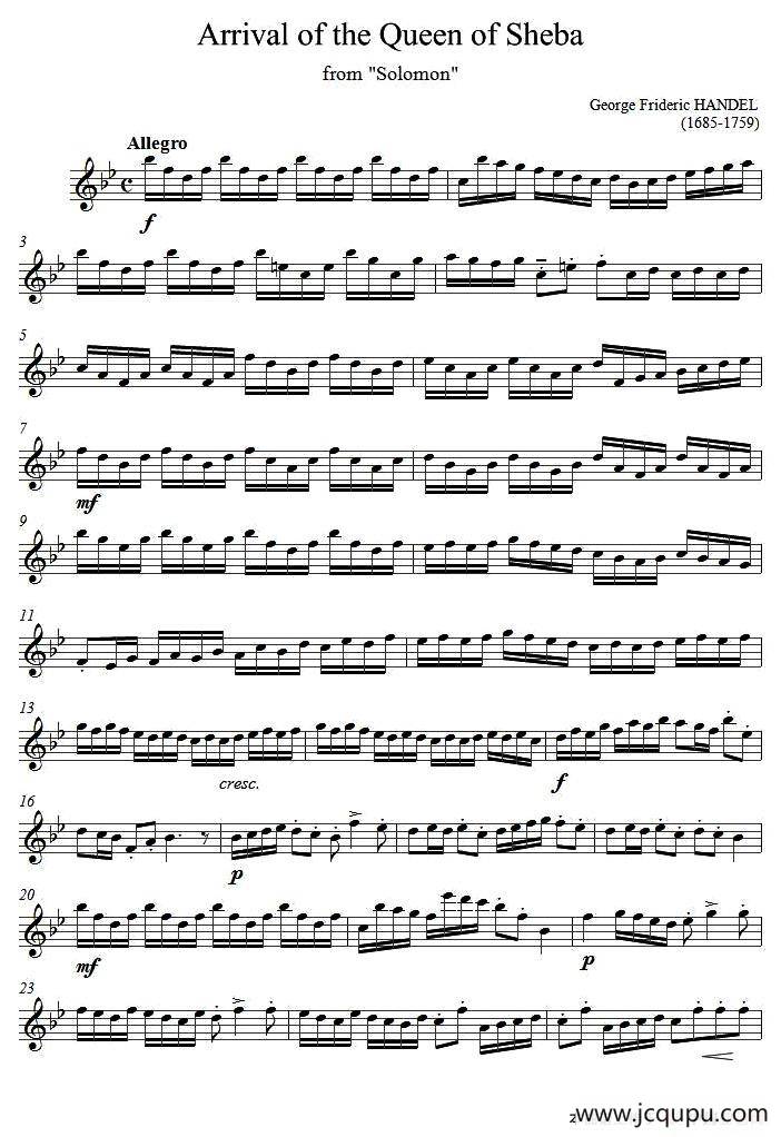 Arrival of the Queen of Sheba from 