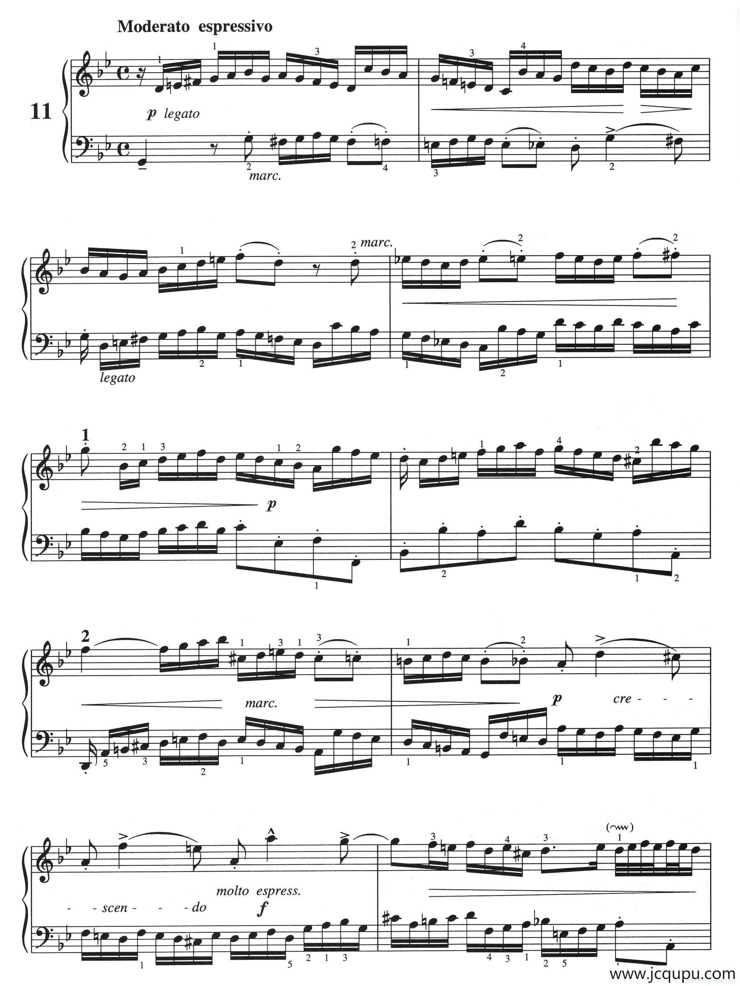 二部创意曲 No.11（人音2000.10首版）简谱