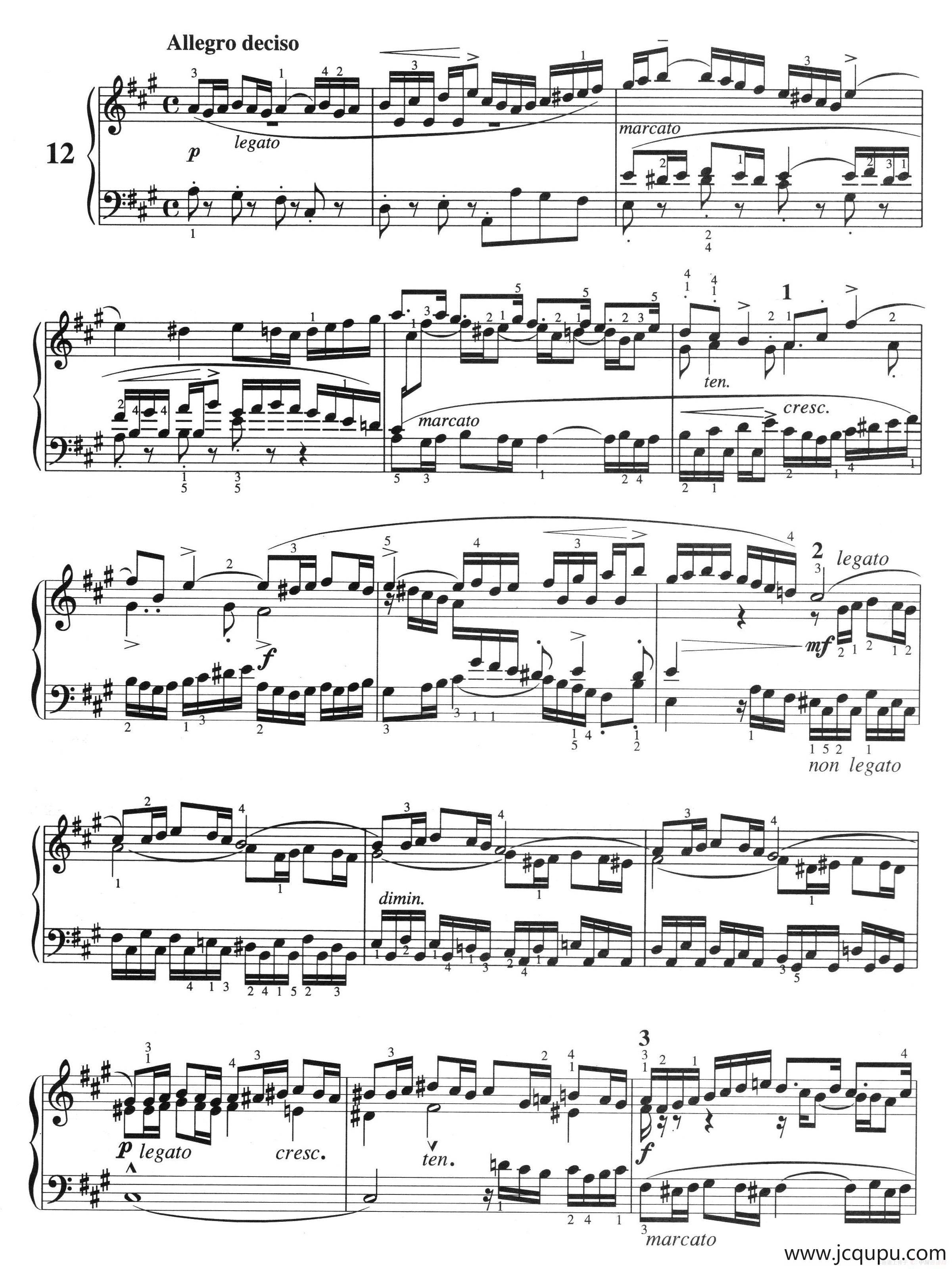 三部创意曲 No.12（人音2000.10首版）简谱