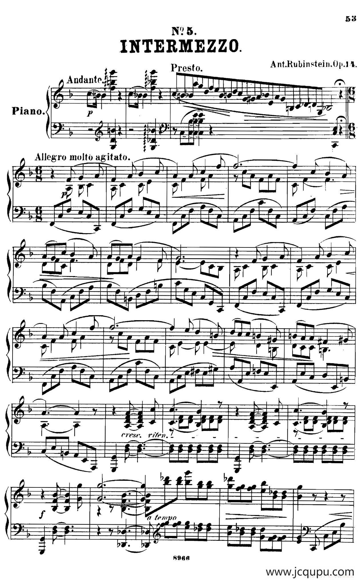 舞会 Le Bal Op.14（No.5）简谱