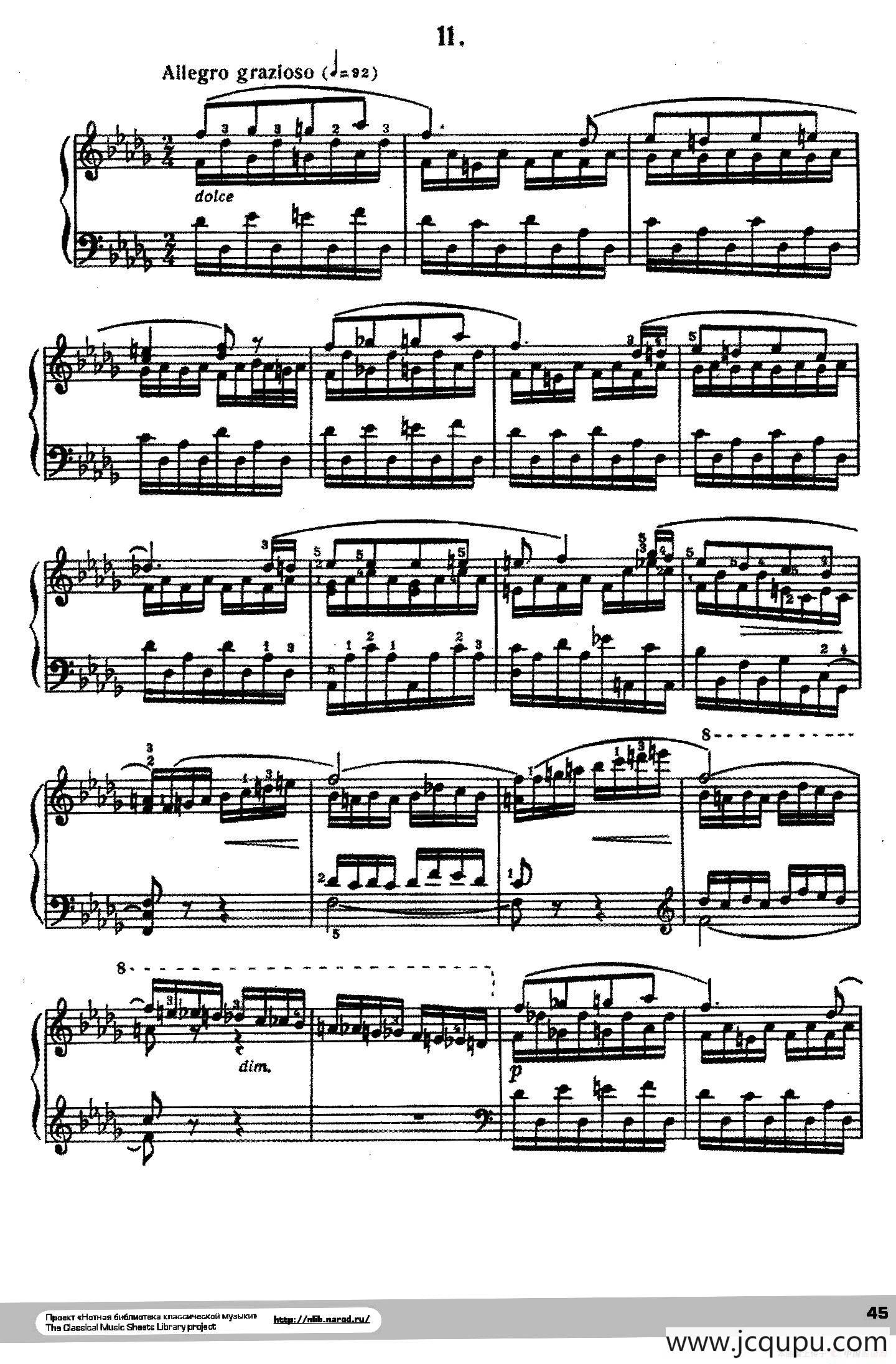 12首钢琴练习曲 12 Etudes S.136（Ⅱ）简谱