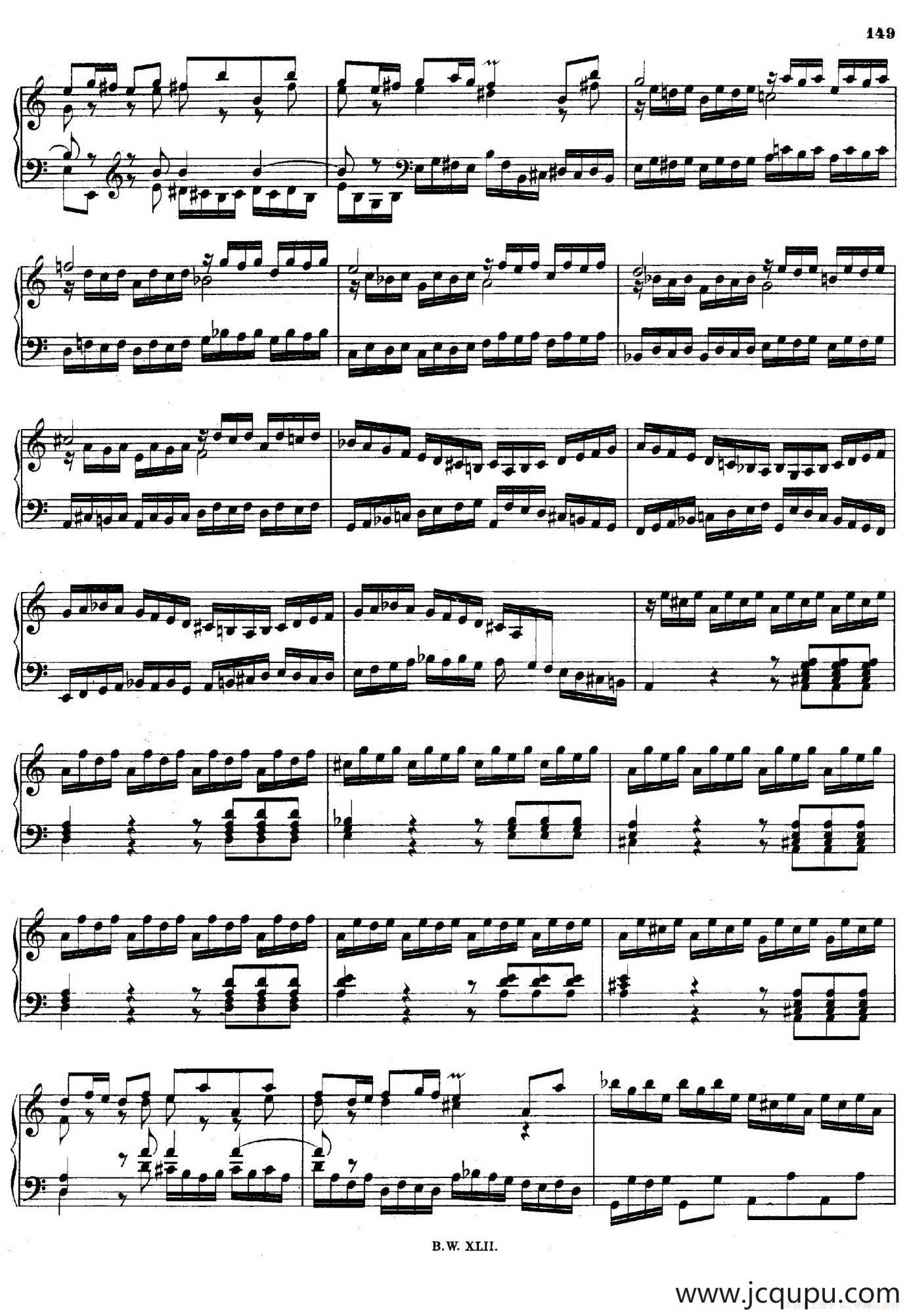 16 Concertos BWV 972-987（十六首为独奏古钢琴而作的协奏曲）（P91——100）简谱