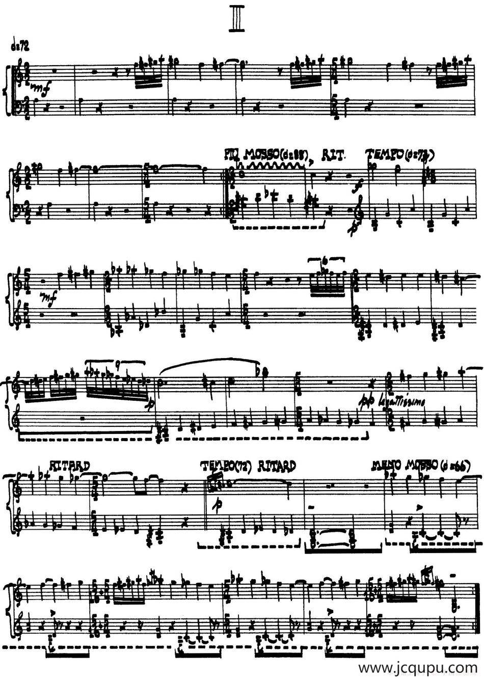 为加料钢琴而作的奏鸣曲与间奏曲（3）简谱