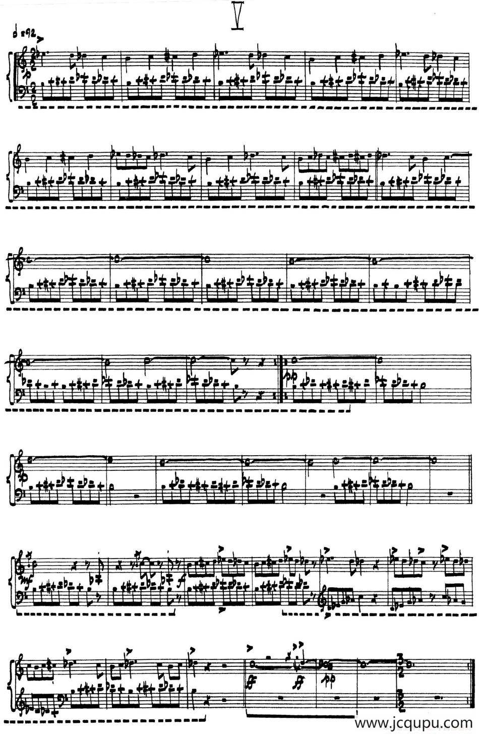 为加料钢琴而作的奏鸣曲与间奏曲（5）简谱