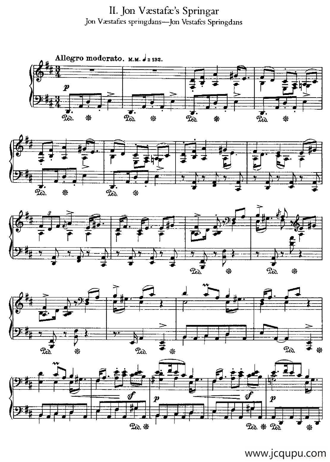 斯拉特舞曲（Slatter Op.72）（Ⅱ）简谱