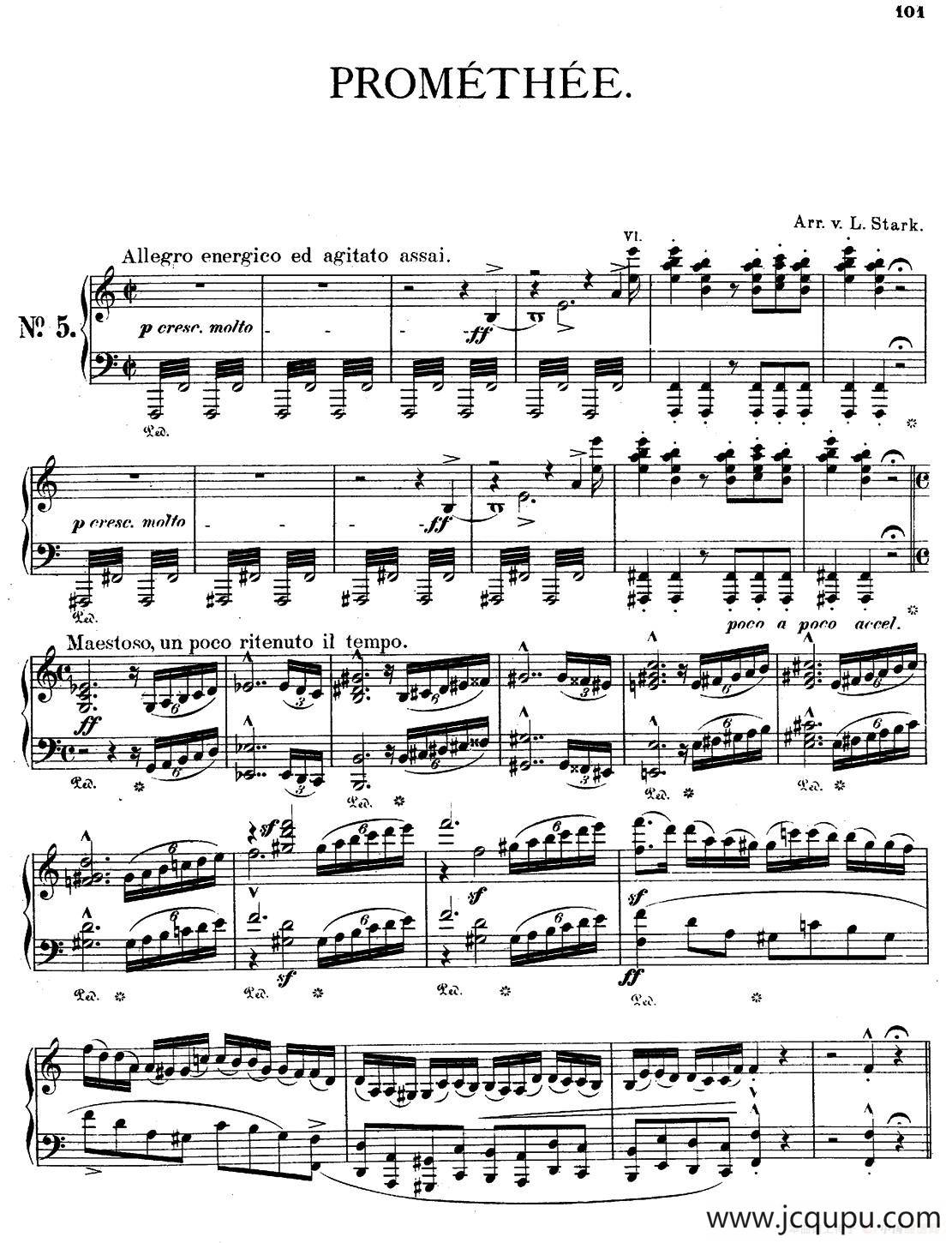 Prometheus S.99（普罗米修斯）简谱