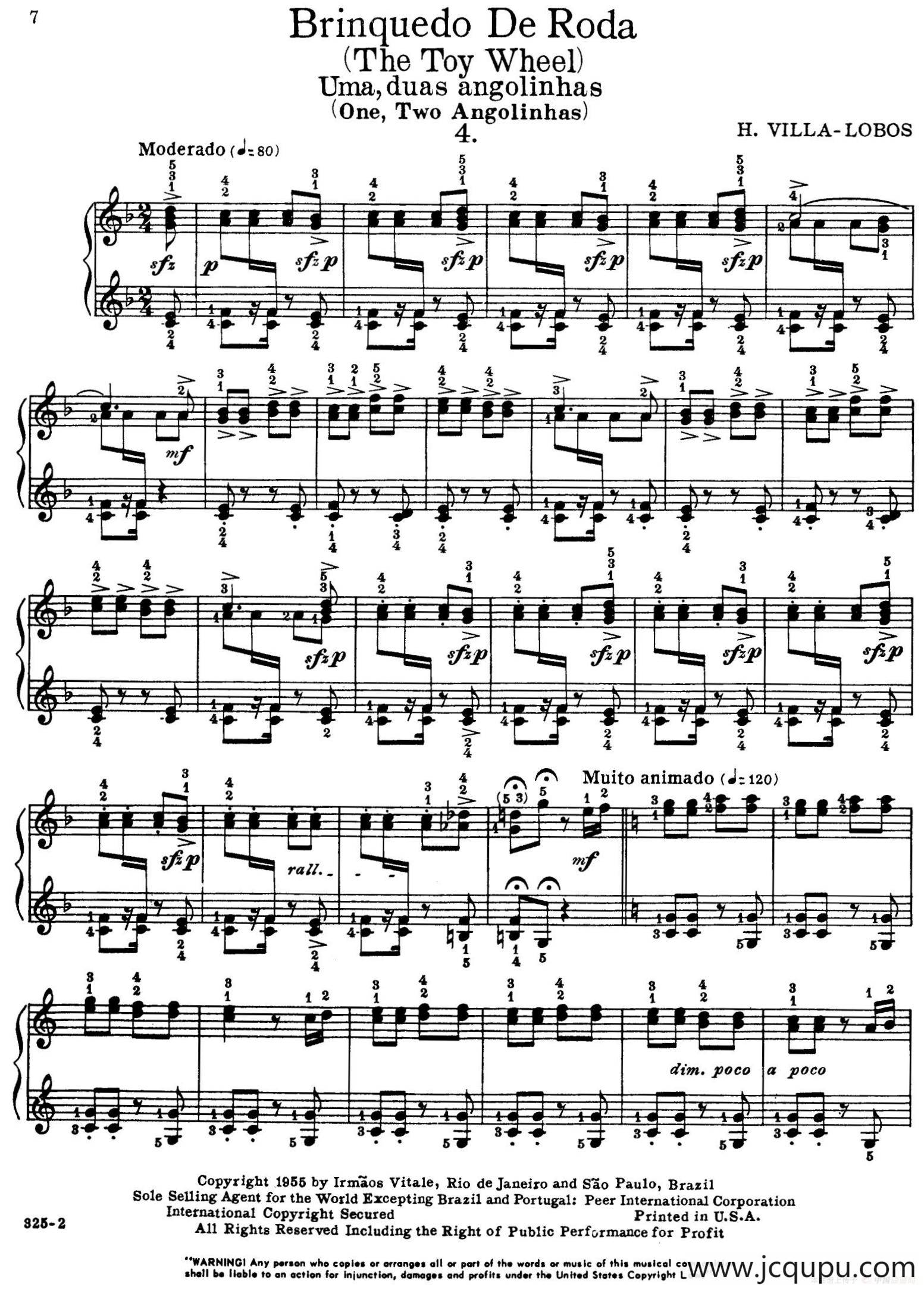 Brinquedo de Roda（儿童游戏）（4）简谱