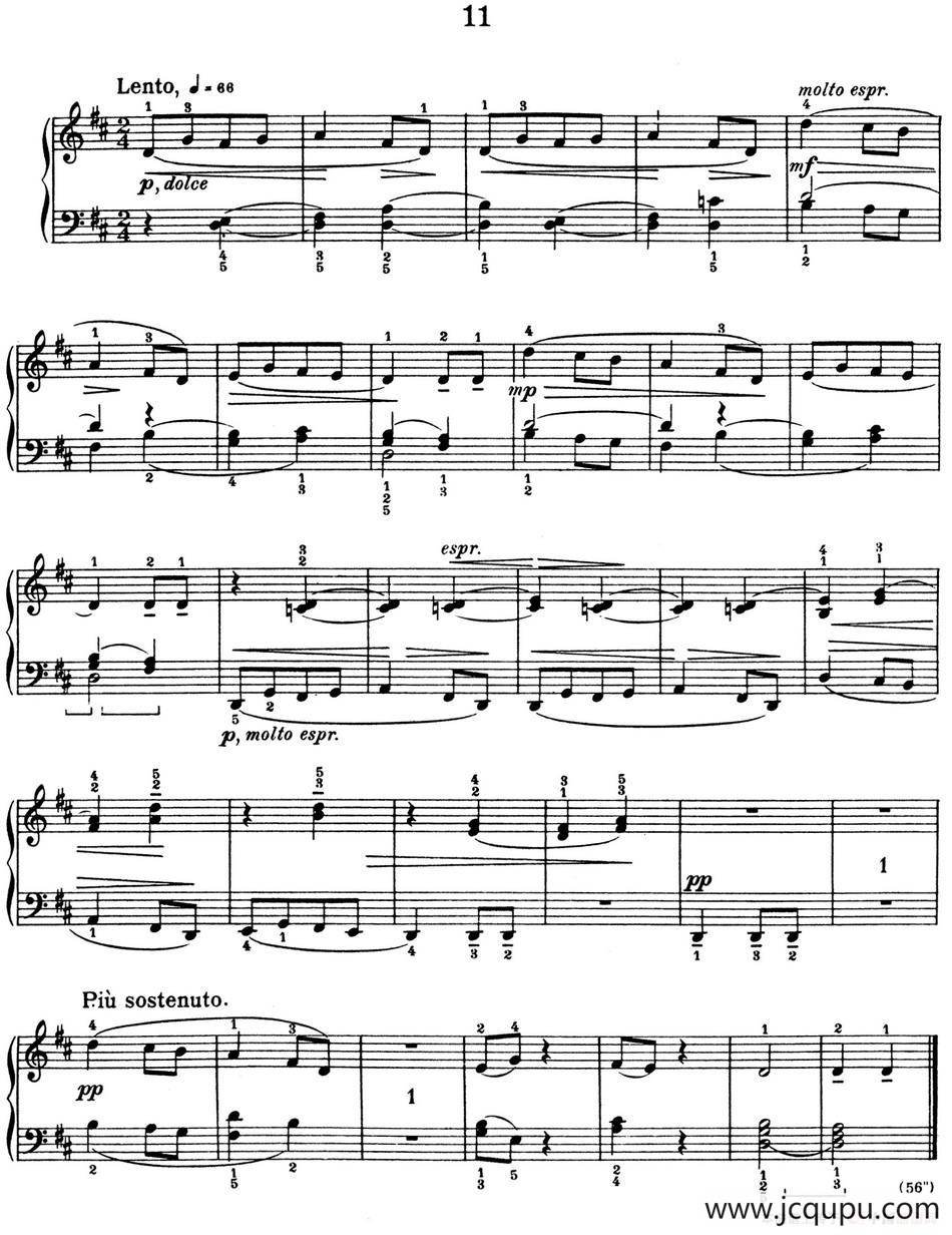 For Children Sz.42（献给孩子们·11）简谱