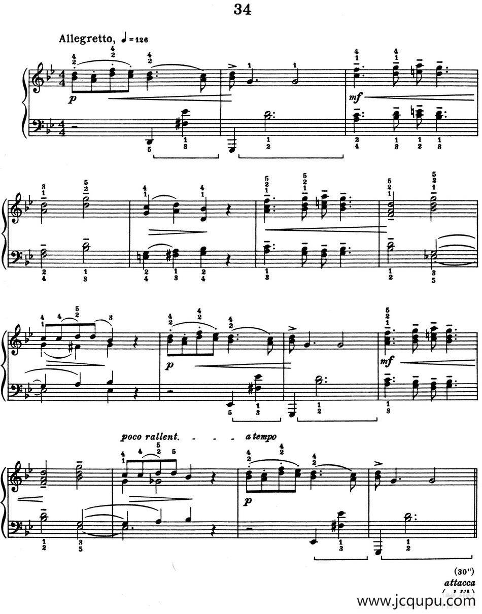 For Children Sz.42（献给孩子们·34）简谱