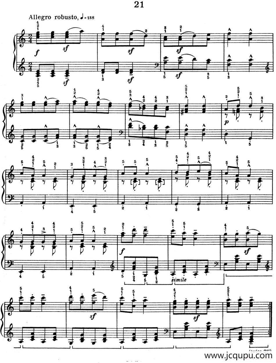 For Children Sz.42（献给孩子们·21）简谱