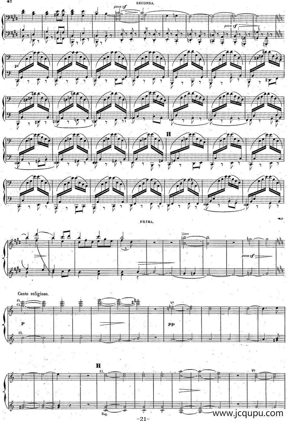 Harold en Italie Op.16 - 4 Hands（哈罗尔德在意大利·四手联弹）（P21——30）简谱