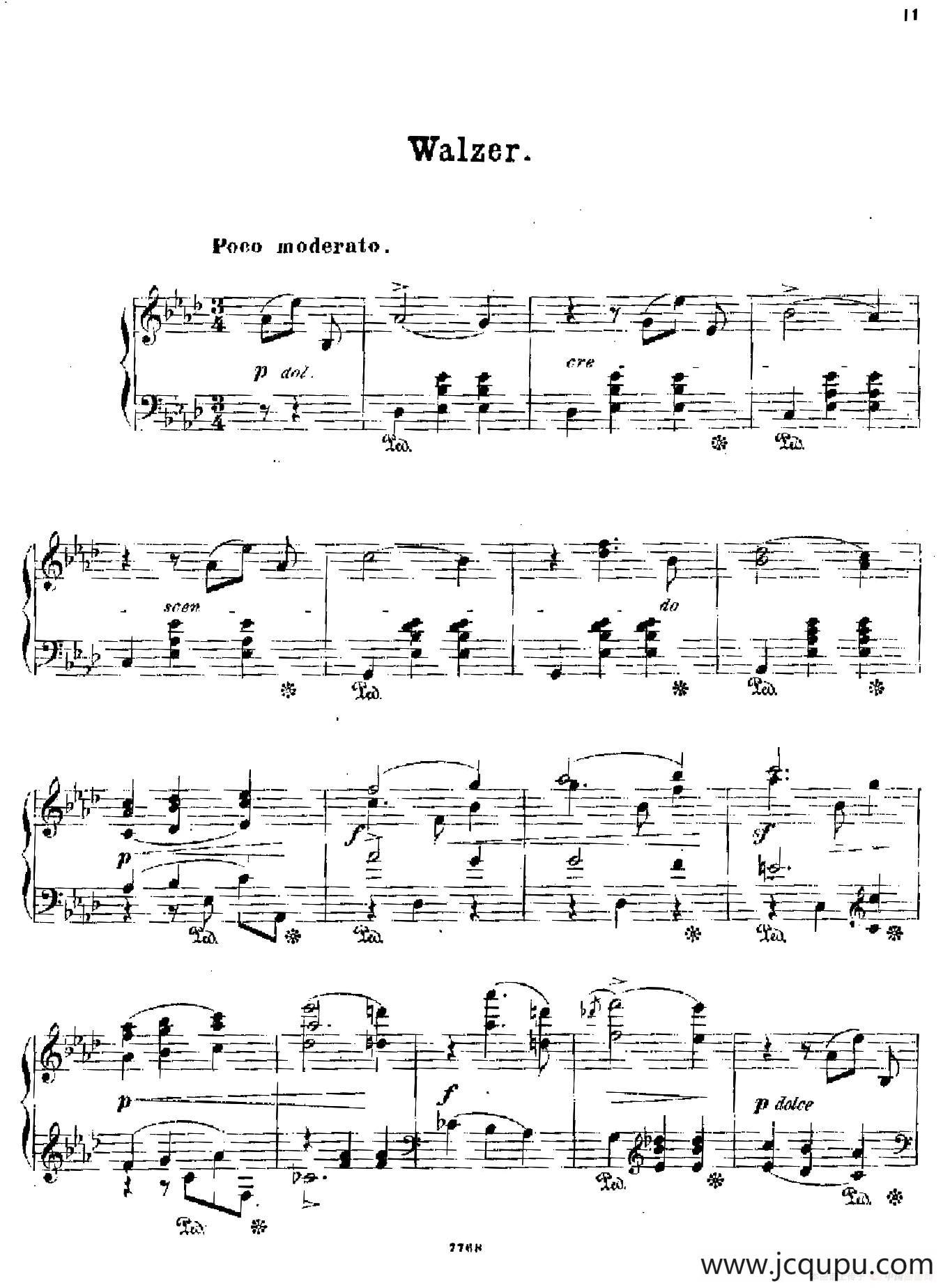 Phantasien Am Clavier Op.36（幻想曲集·第六首）简谱