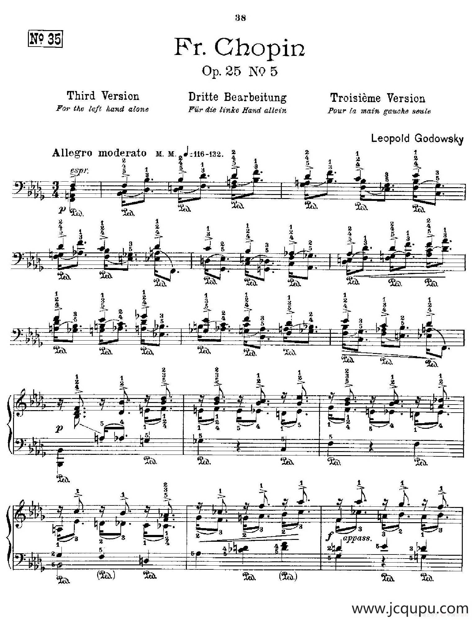 53首改编练习曲（No.35）简谱